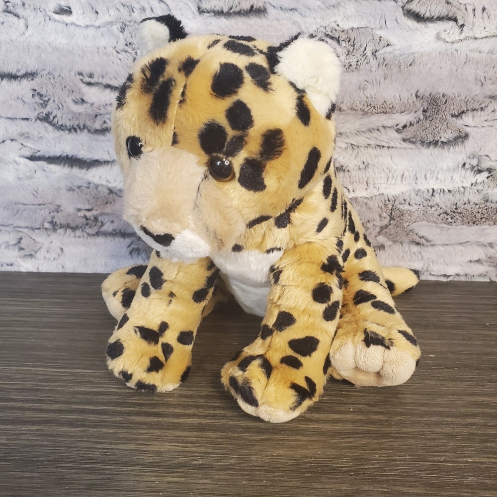 Aurora Destination‎ Nation Sitting Cheetah Plush 11" Stuffed Jungle Animal